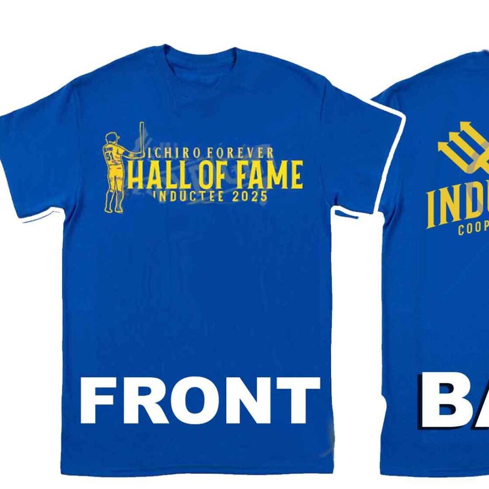 2025 Hall Of Fame Induction Shirt Ichiro Suzuki Shirt